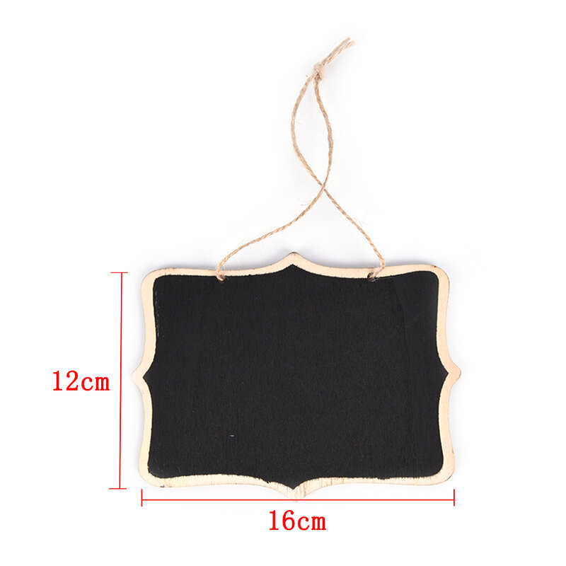New Wall-mount Wooden Black Board With Rope/Wood Blackboard Memo/Message Board