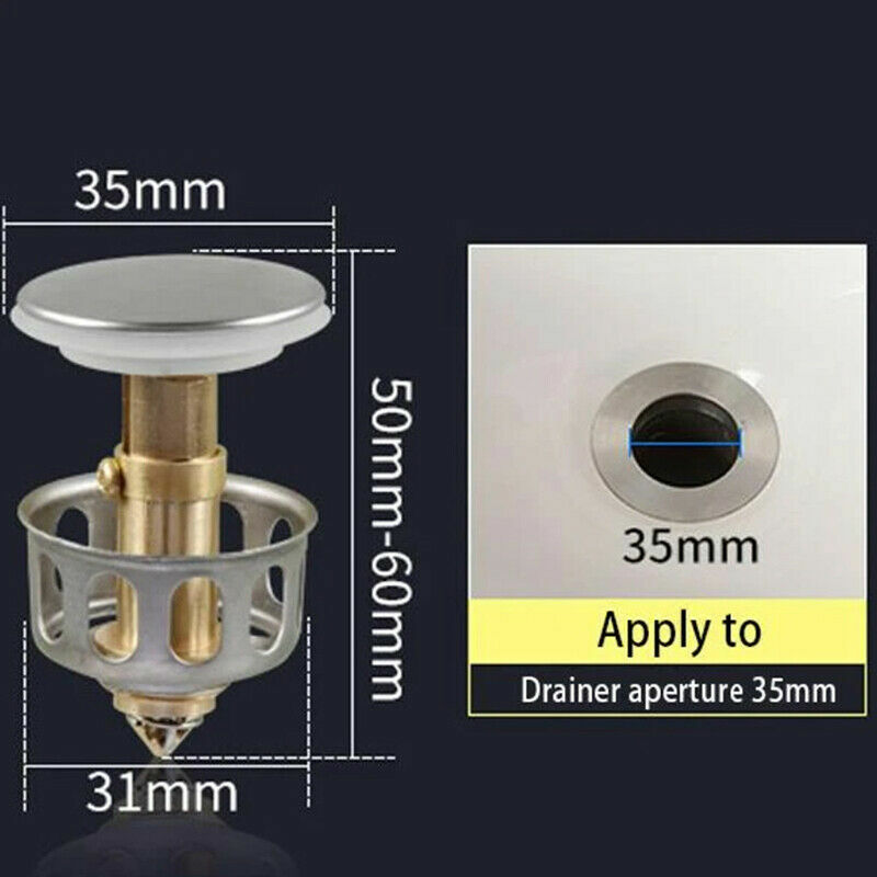 Bacia de lavagem universal bounce dreno filtro saltando núcleo do banheiro plug armadilha pia dreno filtro casa torneira acessórios