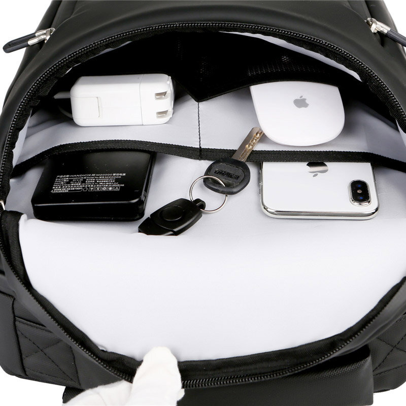 Yirc-男性と女性のための盗難防止バックパック,15.6インチのラップトップを備えた防水バックパック,日常業務用バックパック
