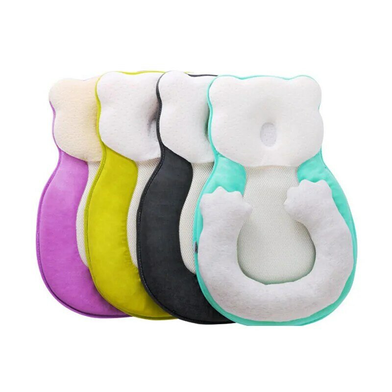 AY TescoHead poduszka dla dziecka nowonarodzone dziecko sen pozycjonowanie Pad Anti Roll Baby Head kształtowanie poduszki niemowlę sen materac poduszka