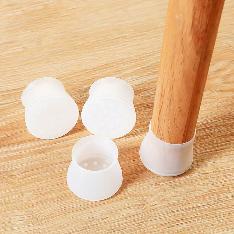 Chair Leg Caps Rubber Feet Protector Pads Furniture Table Covers Solid Wood Anti-wear Cushion Silent Chair Foot