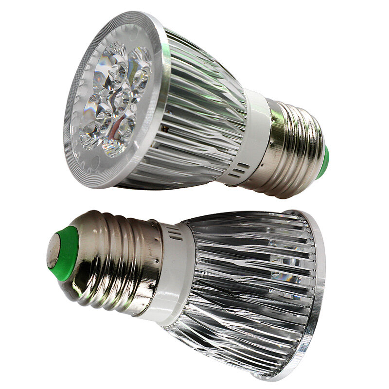 Lampe Led Blub E27 reflektor 5W 110v 220v Ac Dc 12v 24 v powłoka aluminiowa lampa sufitowa 12 24 V Volt Spot lampa świecąca W dół dla domu