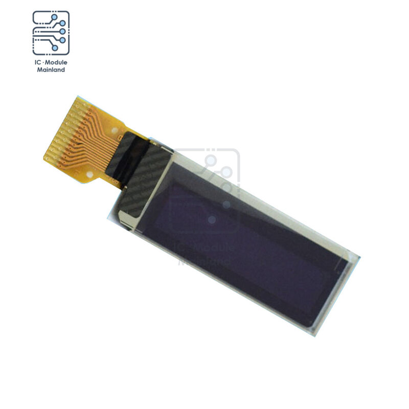 Módulo de pantalla OLED de 0,91 pulgadas, interfaz IIC I2C de 0,91 "SSD1306, 14Pin, 128x32, blanco para Arduino