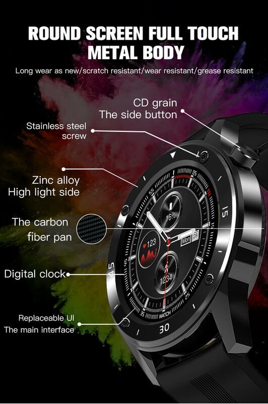 CZJW-reloj inteligente deportivo F22S para hombre y mujer, pulsera totalmente táctil con control de la presión sanguínea, android, 2021