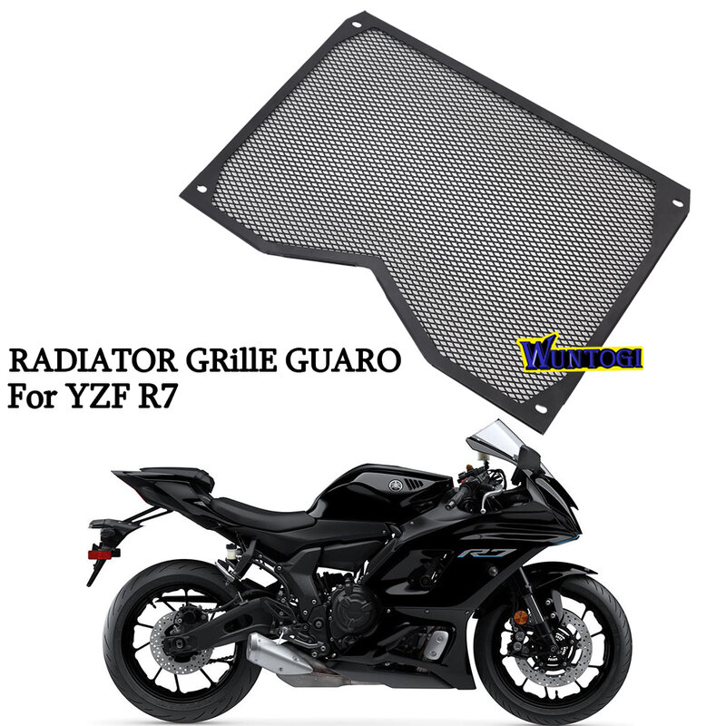 New YZF-R7 Motorcycle Radiator Guard R7 Accessories For YAMAHA YZF R7 2022 2021 Radiator Grille Guard Fuel Tank Protection Guard