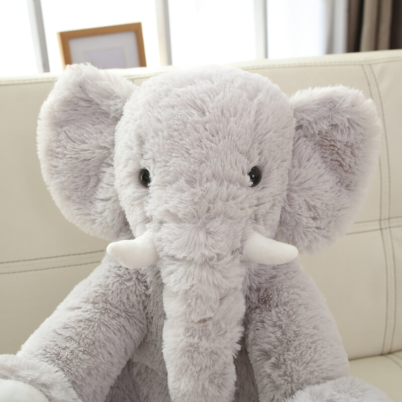 Muñeco de peluche de elefante para niños, juguete cómodo de 50cm, bonito y hermoso, regalo de cumpleaños, decoración del hogar