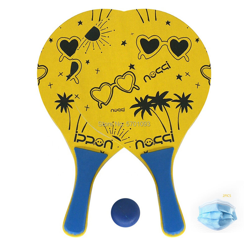 Wholesale Cheap Outdoor Sports Beach Paddle With Ball Sets Poplar Rackets