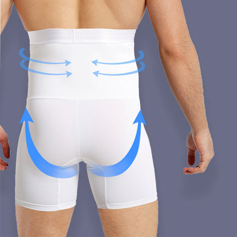 ملابس داخلية للرجال سراويل داخلية عالية الخصر للتحكم في البطن ملابس داخلية مضادة للتنحيف الجسم من NYZ Shop