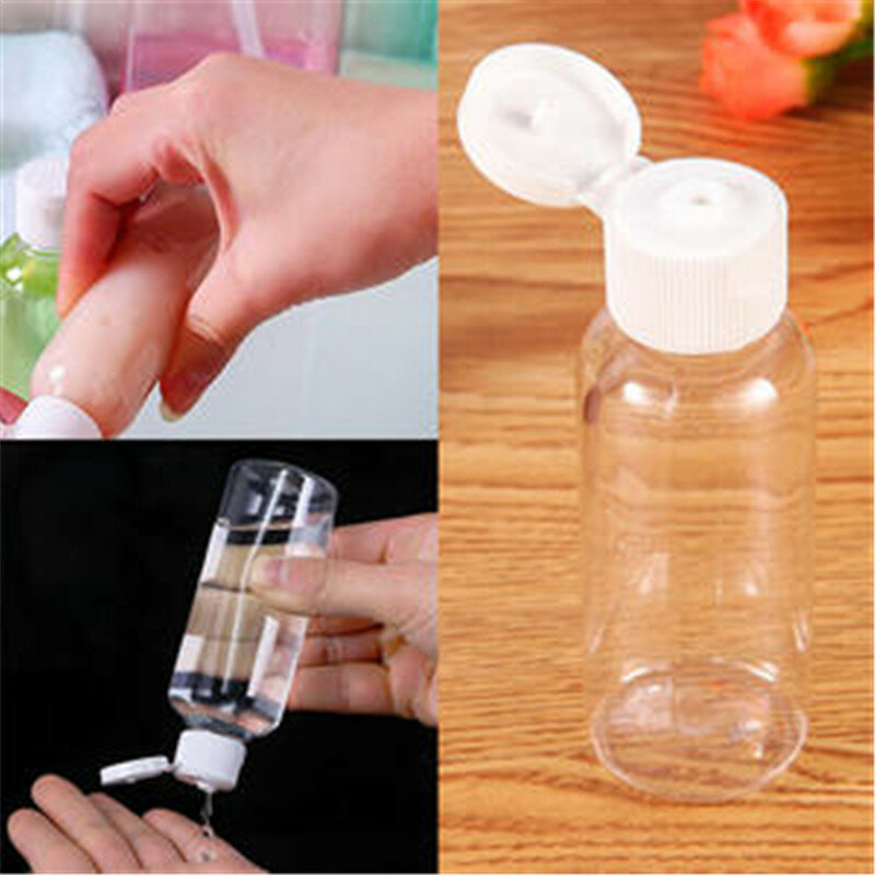100ml Empty Clear PET Cream Container Portable Cosmetic Travel Shower Lotion Bottles Personalized Sample Lotion Bottle