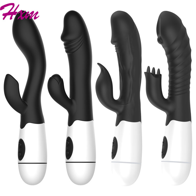 Dildo di ricarica USB vibratore di coniglio massaggiatore clitorideo vaginale masturbatore femminile prodotto Fidget giocattoli erotici per donne adulti 18 negozio