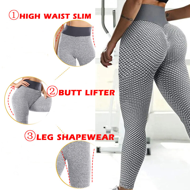Nova moda tik-tok leggings de cintura alta feminino treinamento esportivo hip-lifting yoga calças de malha feminina tamanho grande fitness