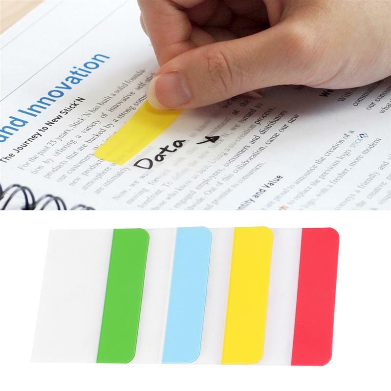 N razy naklejki ponownie stickable trwałe zakładki klasyfikowany indeks naklejki strona markery szkolne materiały papiernicze akcesoria do czytania