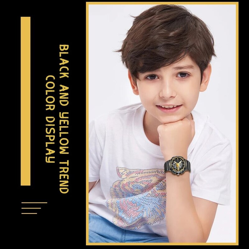 LIGE 2021 LED Kids Sport Watches 50M Waterproof Electronic Wristwatch Stop Watch Clock Children Digital Watch For Boys Girls