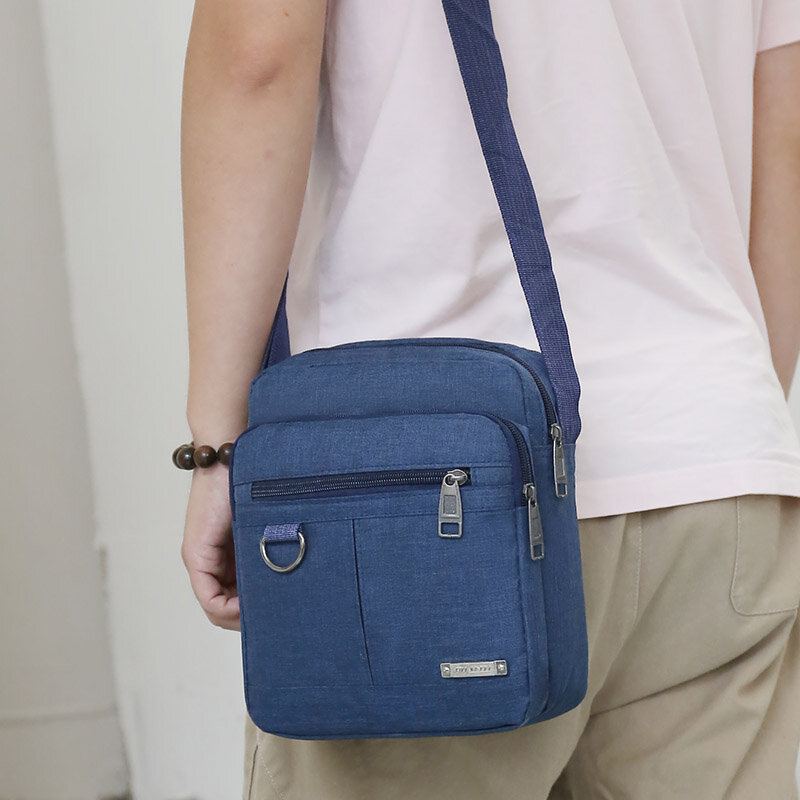 Aottla bolsa de ombro masculina, casual, fashion, mensageiro, bolsa leve para trabalho, negócios, masculina, bolsa de viagem unissex