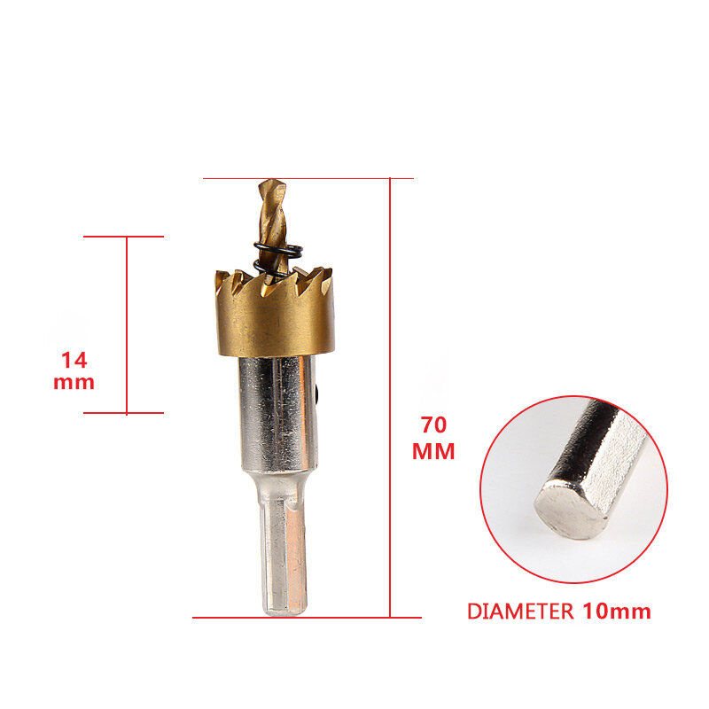 1pcs M35 HSS High Speed Steel Cobalt-containing Drill Bit Hole Saw Cutting Opener Cutter Holesaw Multi-tooth Metal 38mm