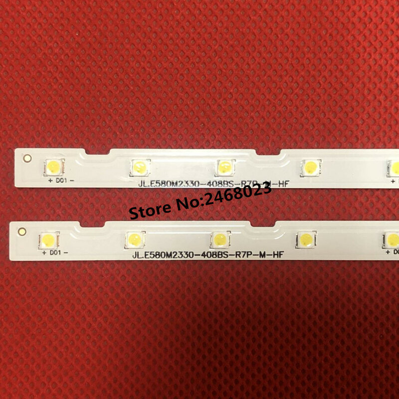Nowy 2 sztuk podświetlenie LED strip dla Samsung UE58NU7100 UE58RU7100 UN58NU7100 UA58NU7100 LM41-00632A BN96-46866A JL.E580M2330-408BS