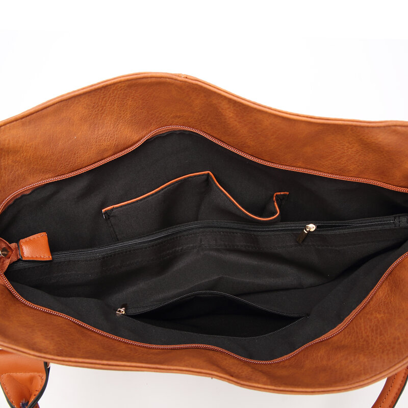 Damska modna torebka nowa Tassel duża pojemność drukowanie duża torba luksusowa torba na ramię na zakupy torba damska
