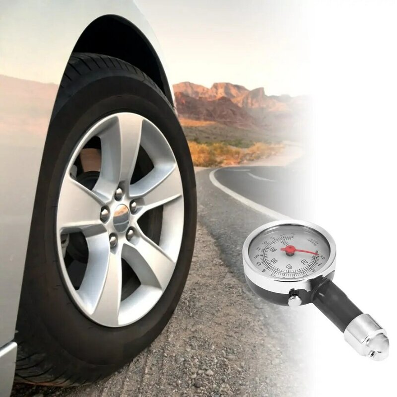 Black High Precision Car Motor Bike Dial Tire Mini Tire Pressure Gauge Meter Measurement Fetal Pressure Monitor Tools