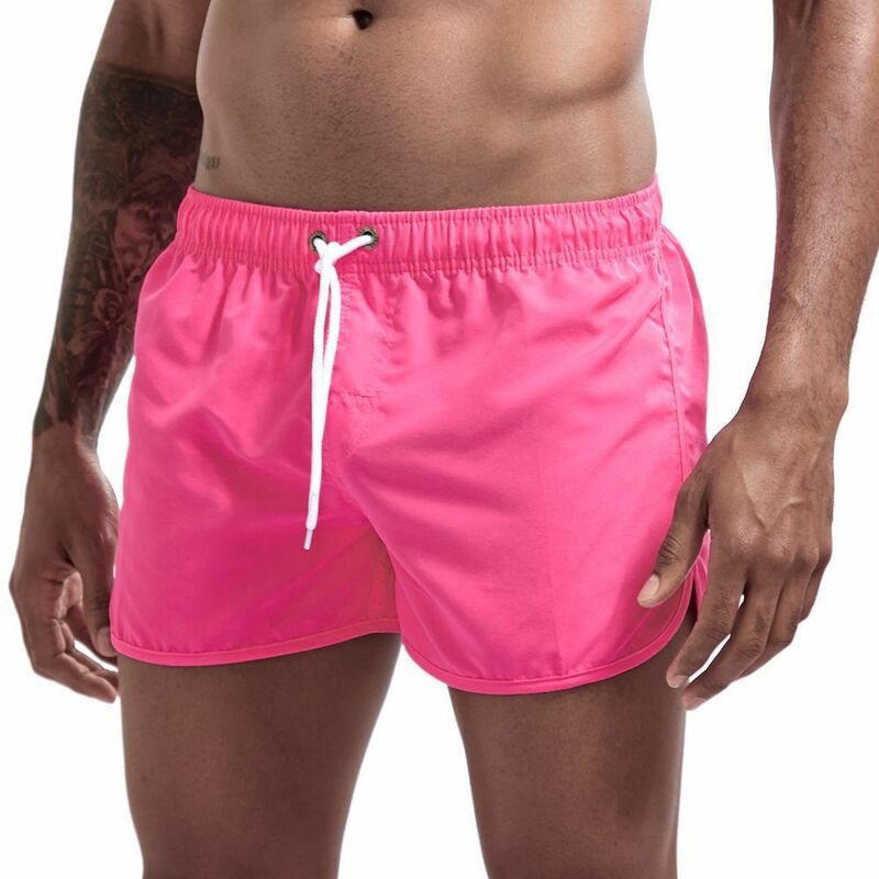 Nova aptidão masculina calções de praia de fitness verão ginásio exercício masculino e feminino respirável esporte jogging praia shorts