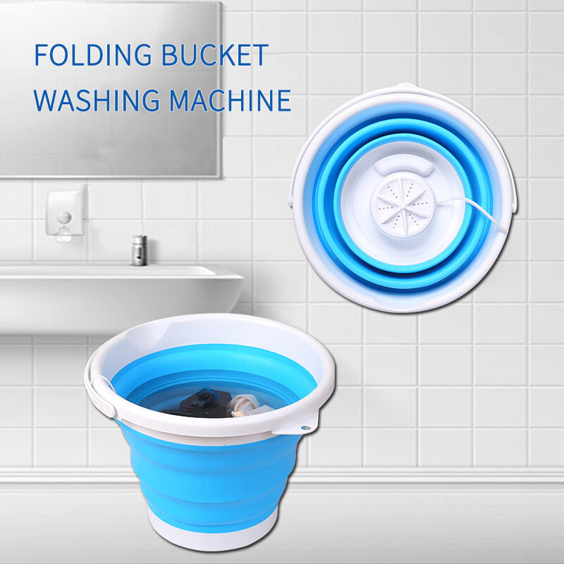 Usb dobrável máquina de lavar roupa 5v 1a portátil lavadora portatil mini balde máquina de lavar roupa para dormitório casa