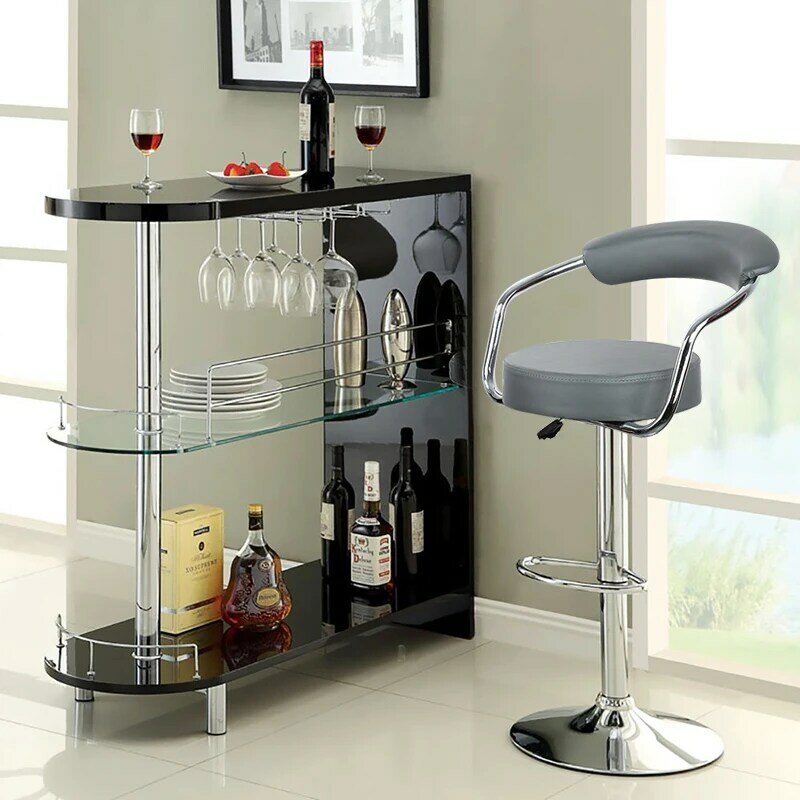 Tabouret de Bar réglable en hauteur, 2 pièces, chaise pivotante pour loisirs, Pub, maison, bureau, cuisine, livraison rapide, HWC