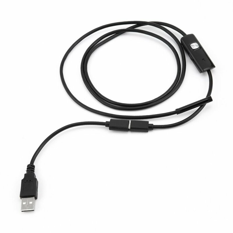 7MM Android endoscopio 3 in 1 USB/Micro USB/tipo-c telecamera per ispezione boroscopio impermeabile per Smartphone con PC OTG e UVC