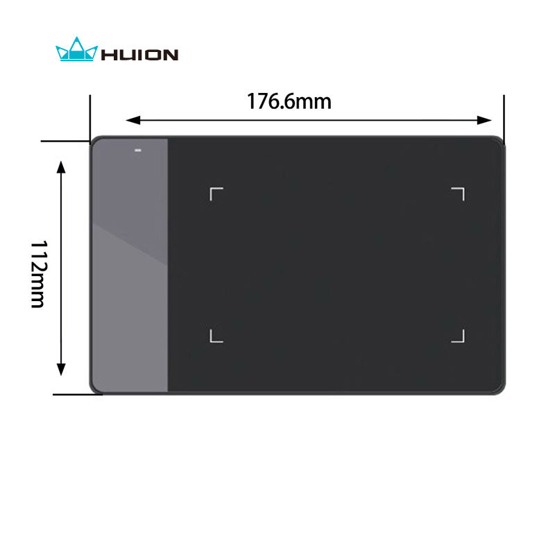 الأصلي HUION 420 4 بوصة أقراص رقمية صغيرة USB قلم توقيع اللوحي الرسومات لوح رسم OSU لعبة اللوحي