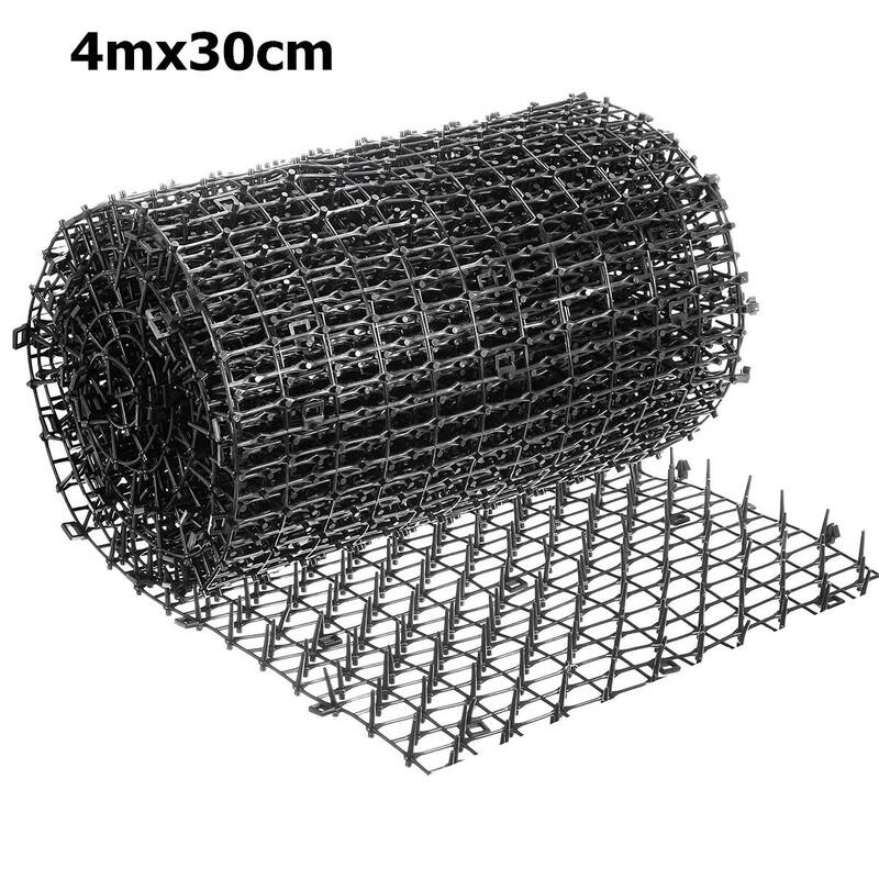 2/4M Garden Cat Scat Repellent Mat Prickle Strips Anti Cat Net Spike Deterrent Keep Cat Dog Away Digging Climbing Pets Supplie