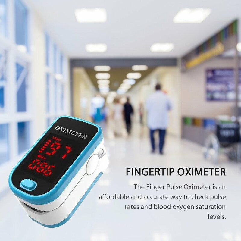 เครื่องวัดความอิ่มตัวของนิ้วมือดิจิตอล OLED เครื่องวัดความอิ่มตัวของออกซิเจน Oximeter สุขภาพเครื...