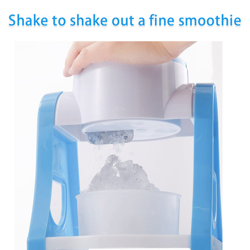 Haushalt Kleine Eis Brecher Hand Ice Crusher Manuelle Obst Smoothie Maschine Mini Schwamm Rasiert Eismaschine Smoothie Küche Werkzeug