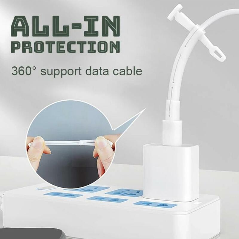 Kostenloser Versand Kabel Protector Für 13 13pro 13promax 13max Telefon Daten Kabel Für 11 12 Pro Xr 8 Ladegerät wir N1k0