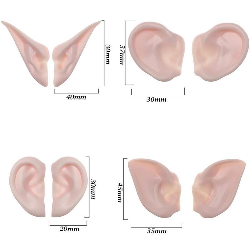 아이시 장난감 귀 장난감, 화이트 천연 황갈색, 다크 앤 슈퍼 인형, 여아용 귀만, 액세서리 없음, 어린이 피부 선물, 블랙 Y6