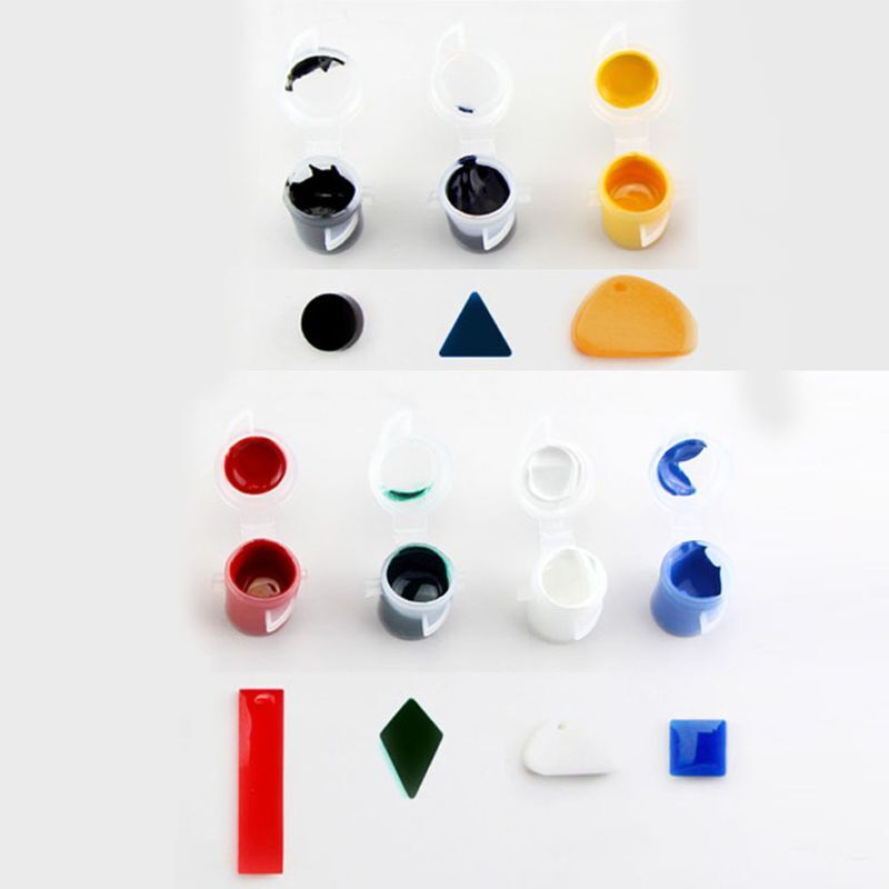6 ألوان الايبوكسي الراتنج اللون التنغيم لصق الصباغ عدة الحرفية AB الراتنج تلوين صبغ أدوات صنع المجوهرات