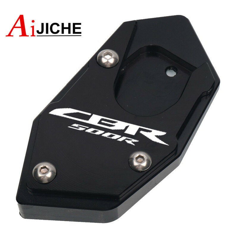 For HONDA CBR500R CBR 500R CBR500 R 2019 2020 2021 2022 Motorcycle Kickstand Foot Side Stand Extension Pad Support Plate Enlarge