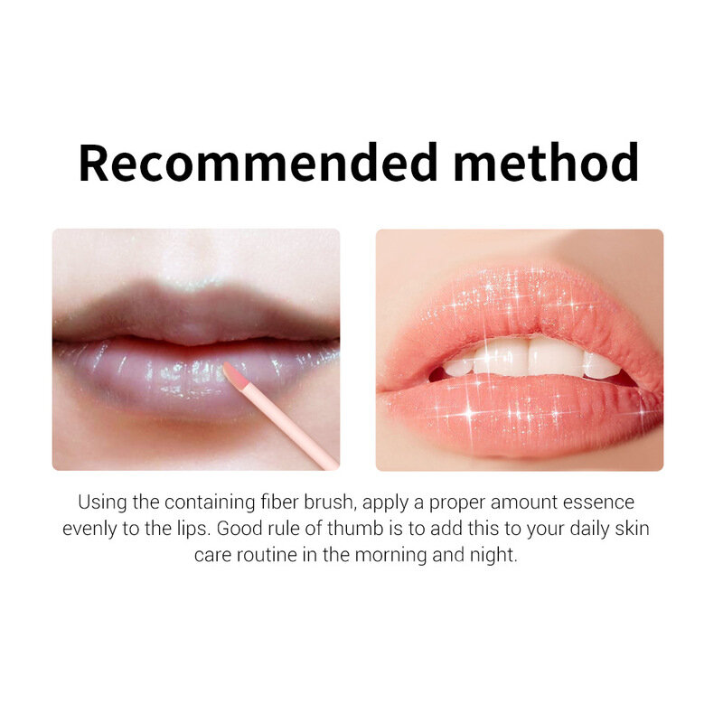 LANBENA Lip Lightening Serum Lip Plumper Liquid Fade Lip Lines Pink Lips Long Lasting Reducing Lip Pigmentation Moisturizing