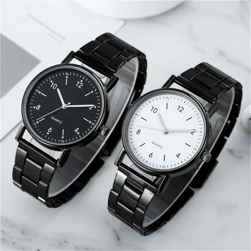 Relógios femininos senhoras quartzo relógios de pulso high-end relógio de quartzo banda de aço inoxidável mostrador luminoso lazer relógio de pulso coreano