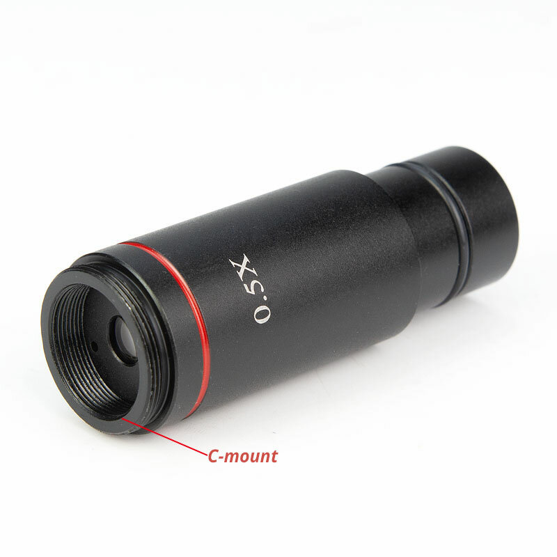 0.4X 0.5X 1X 현미경 CCD 카메라 감소 렌즈 Microscopio Adaptador C-mount Minifier 렌즈 (30 30.5mm 어댑터 링 포함)