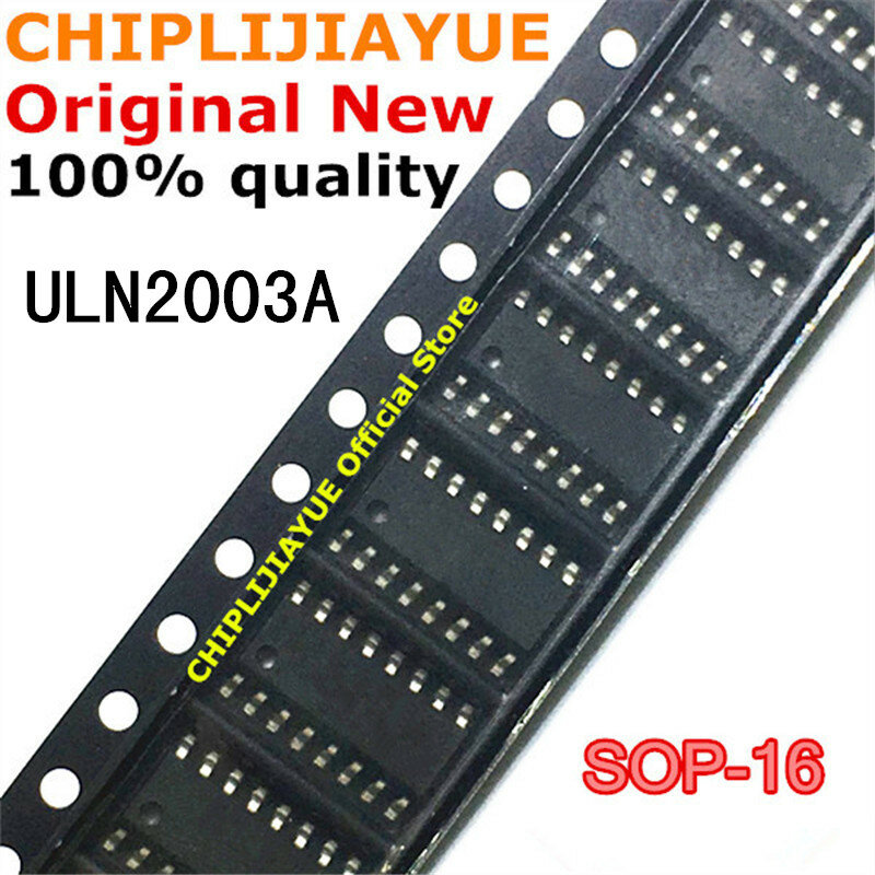 Conjunto de chips IC nuevos y originales, 10 unidades, ULN2003A SOP16 ULN2003ADR ULN2003 2003 SOP-16 SMD