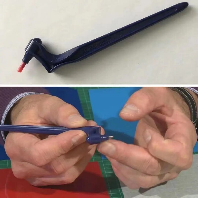 Utensili da taglio artigianali Art Utility coltelli taglierina rotante a 360 gradi e coltello di precisione per trapuntatura artistica e penna artigianale