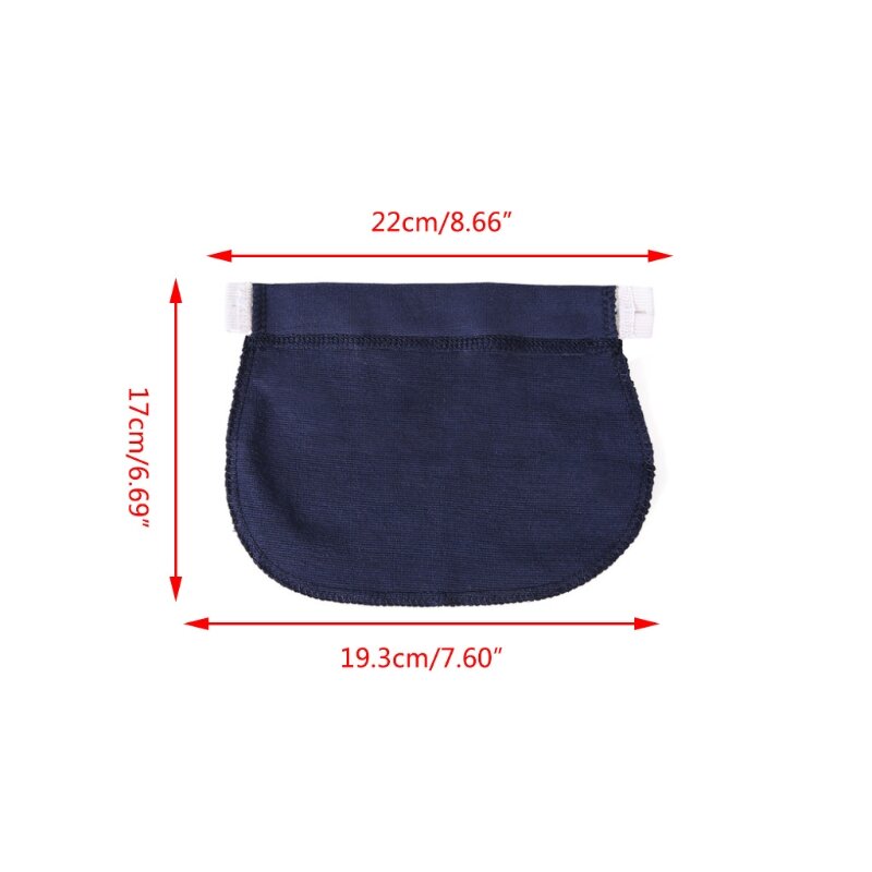 Cinturón de maternidad ajustable para mujer, extensor de pantalones de cintura elástica, L41B