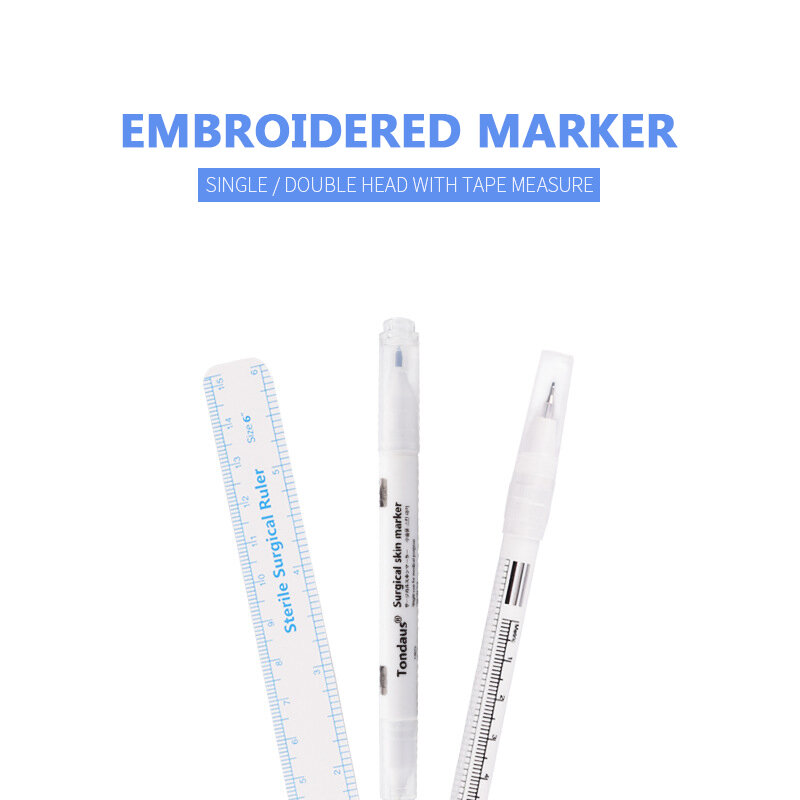 1pc Wenxiu Marker pozycjonowanie długopis jednogłowicowy tatuaż Marker biały Marker Marker do skóry Marker do brwi Scribe narzędzie akcesoria do makijażu