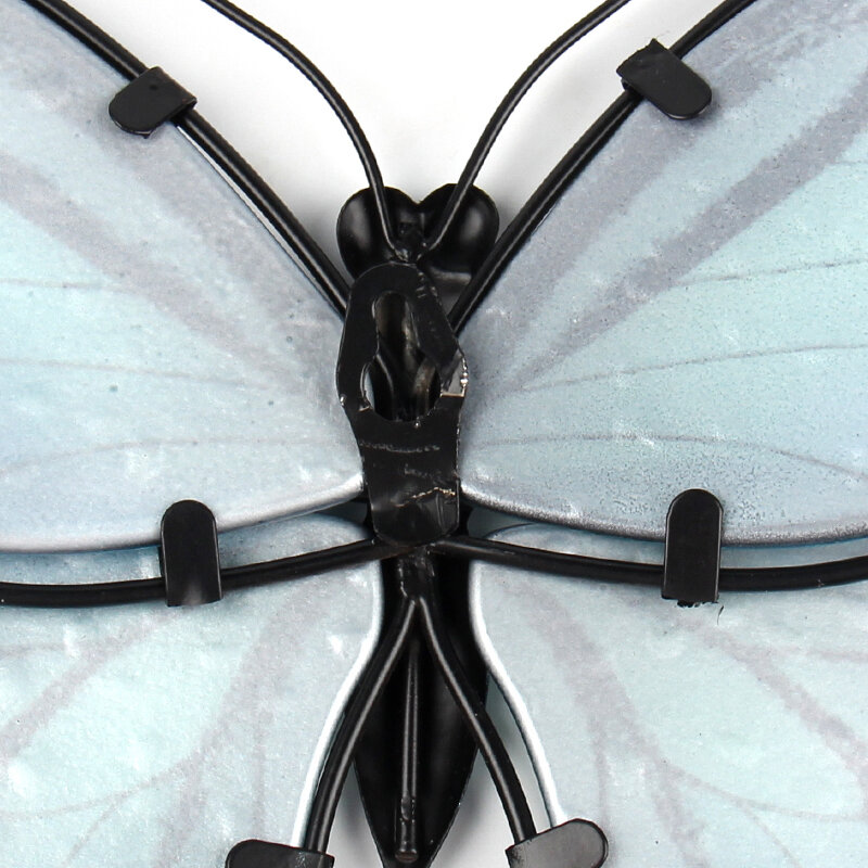 Dekorasi Rumah Logam Kupu-kupu dengan GlassWall Karya Seni untuk Dekorasi Taman Hewan Luar Patung dan Patung untuk Halaman
