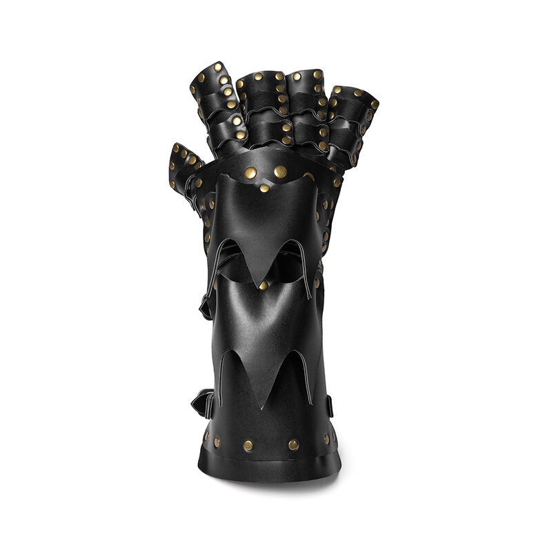 Steampunk Retro Mechanische Arm Handschuhe Halloween Prom Party PU Leder Dekoration Fünf Finger Handschuhe