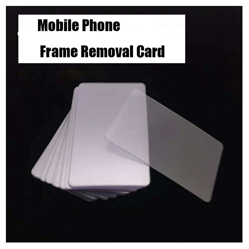 10 sztuk nowa praktyczna plastikowa karta podważ otwarcie skrobak do tabletu na telefon komórkowy klejone narzędzie do naprawy ekranu