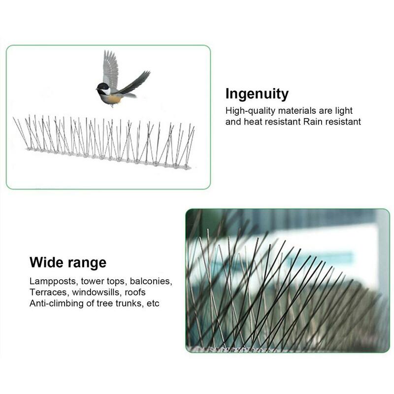 Vogel Bang Apparaat Repeller Voor Vogel Duif Spikesdeterrent Anti Vogel Rvs Spike Strip Duif Vogel Scarer Repeller