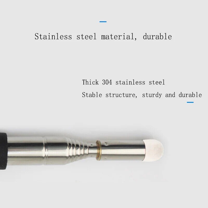 Профессиональная ручка для сенсорной доски, Высококачественная войлочная головка, 1 метр, нержавеющая сталь, телескопическая указка для уч...