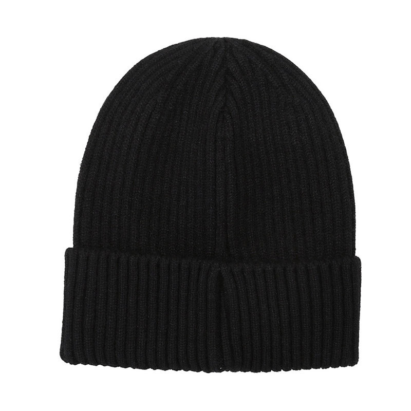 Knit Cuff Short Fisherman Beanie Hat for Men Women Winter Hip Hop Cap Acrylic Knit Cuff Beanie Cap Daily Beanie Hat