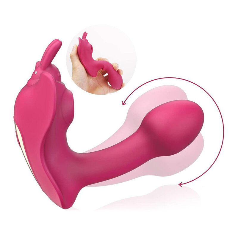 Vibromasseur en Silicone pour vagin et Clitoris, jouet sexuel vibrant, contrôle à distance, stimulateur de Clitoris