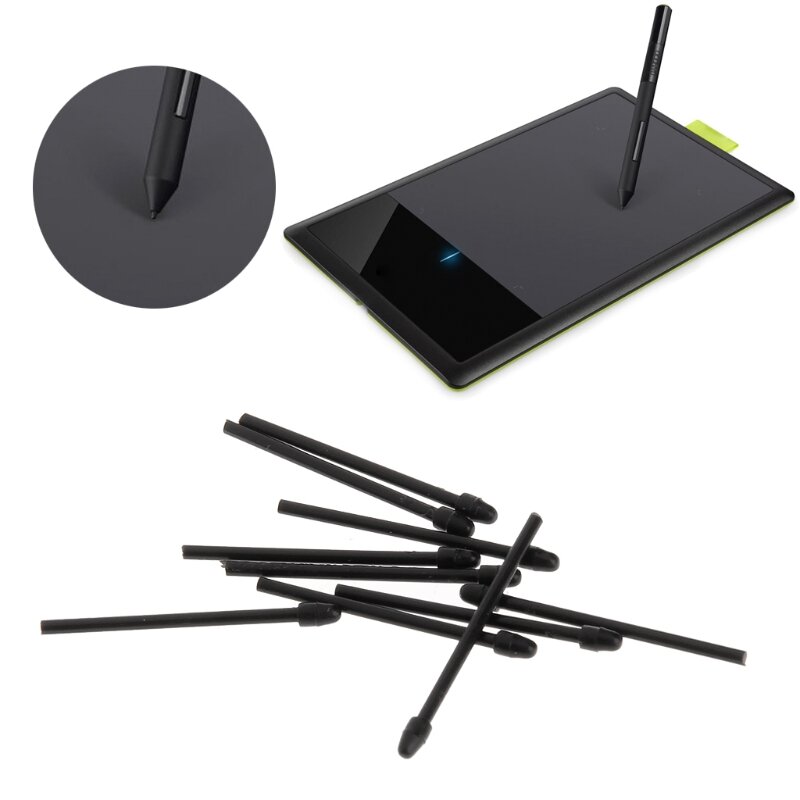 10Pcs Graphic Drawing Pad Pen Nibs Replacement Stylus for Intuos 860/660 Cintiq M3GD