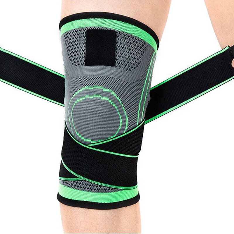 1 Pair Men Women Knee Support Compression Sleeves Joint Pain Arthritis Relief Running Fitness Elastic Wrap Brace Knee Pads With
